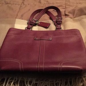 Coach Bags - Purplish/Burgundy Coach handbag Coach Bags - Purplish/Burgundy Coach handbag